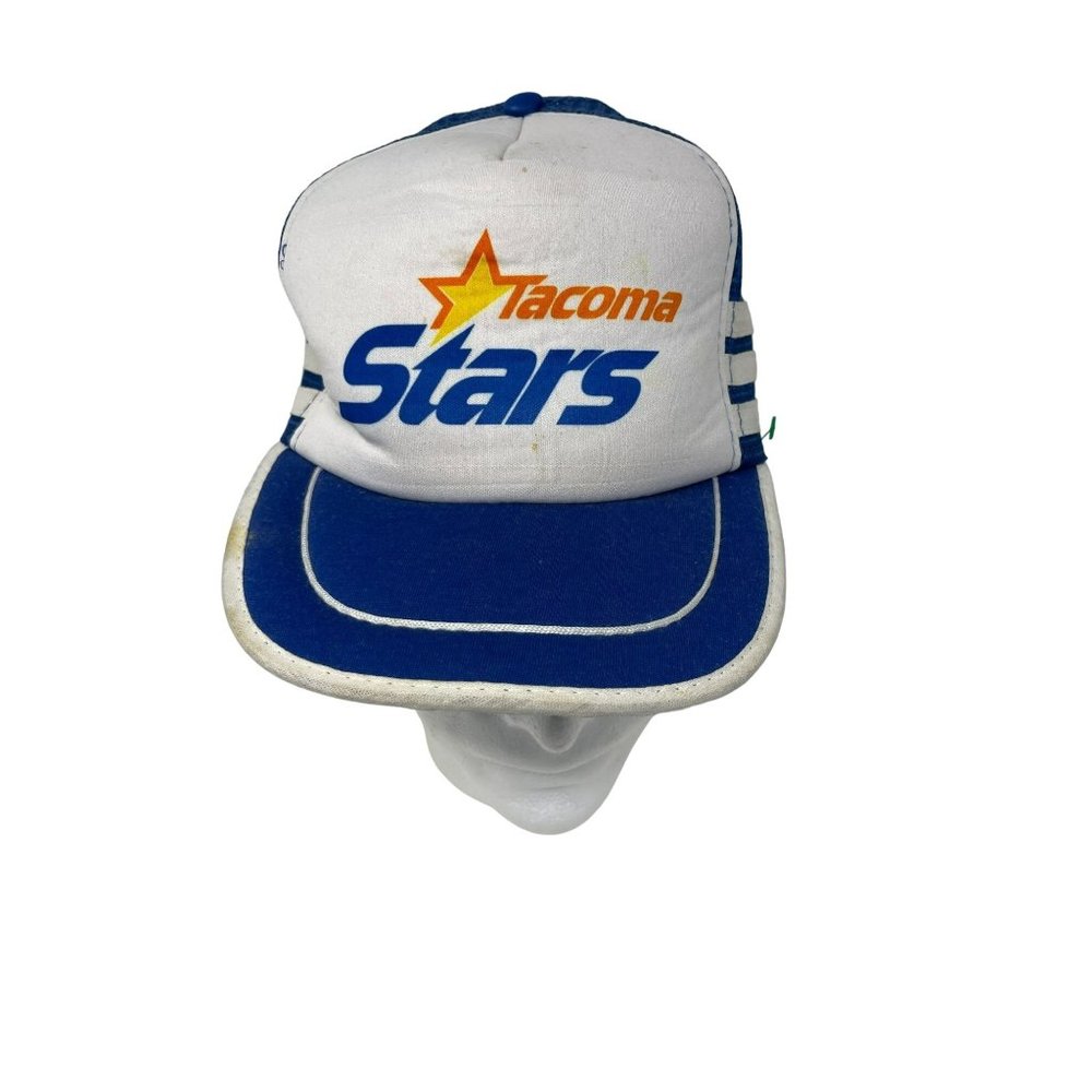 Vintage SAN SUN Tacoma STARS MISL Mesh Back One Size Cap Hat